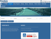 Tablet Screenshot of handom.pl